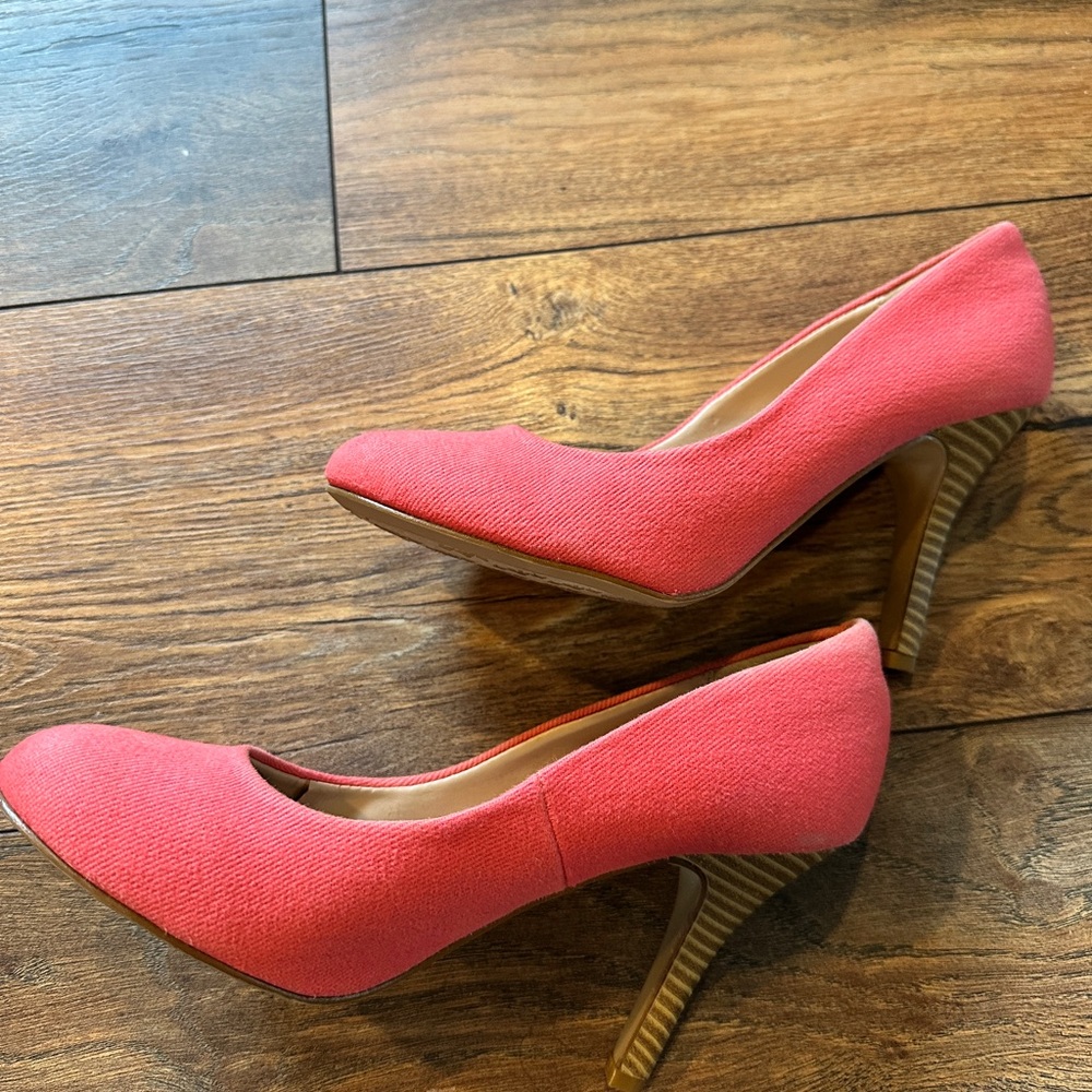 Kelly & Katie Pink Stiletto Heels Minimalist Design